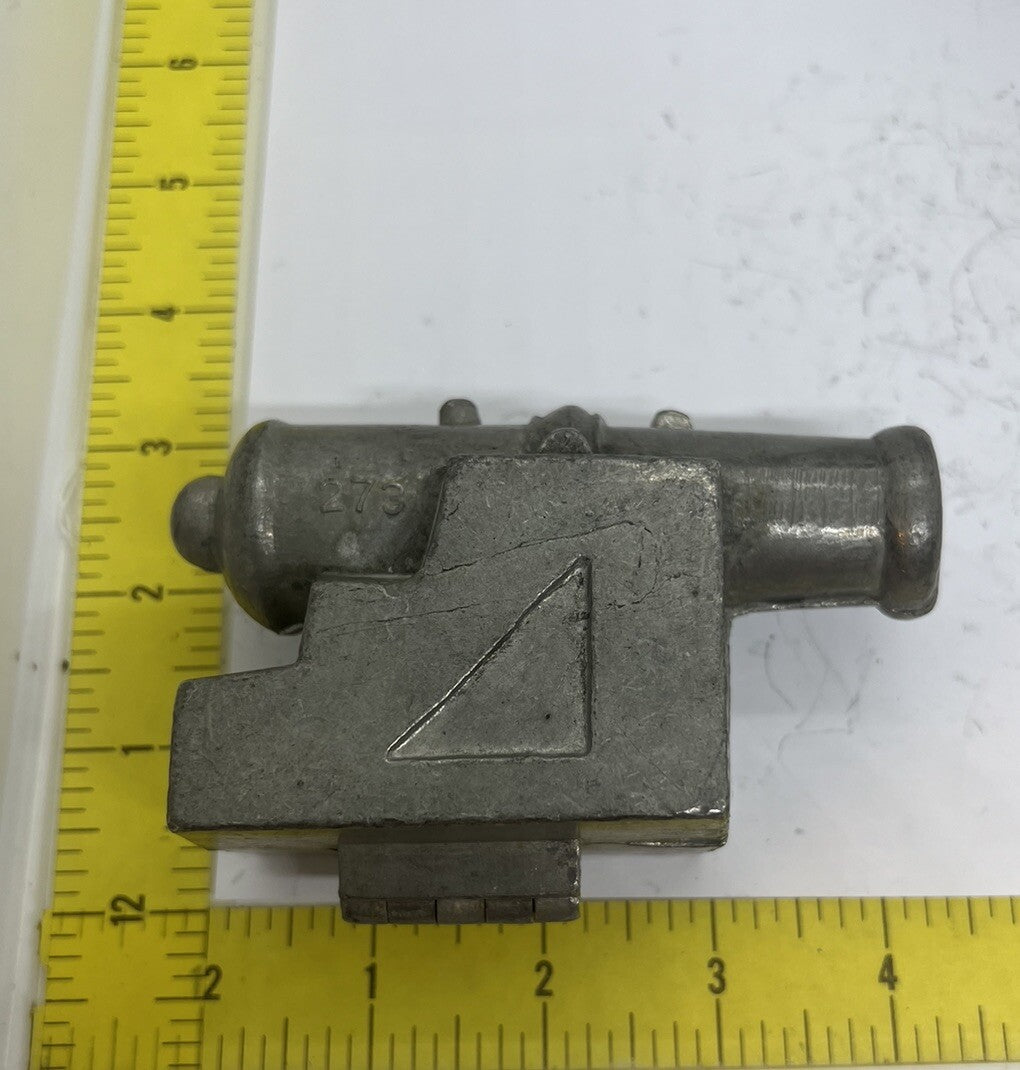 Antique Cannon #273 Pewter Chocolate Candy Ice Cream Mold
