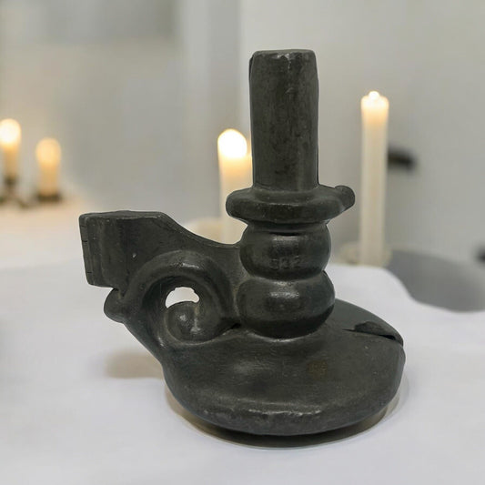 Antique Candlestick #932 Pewter Chocolate Candy Ice Cream Mold