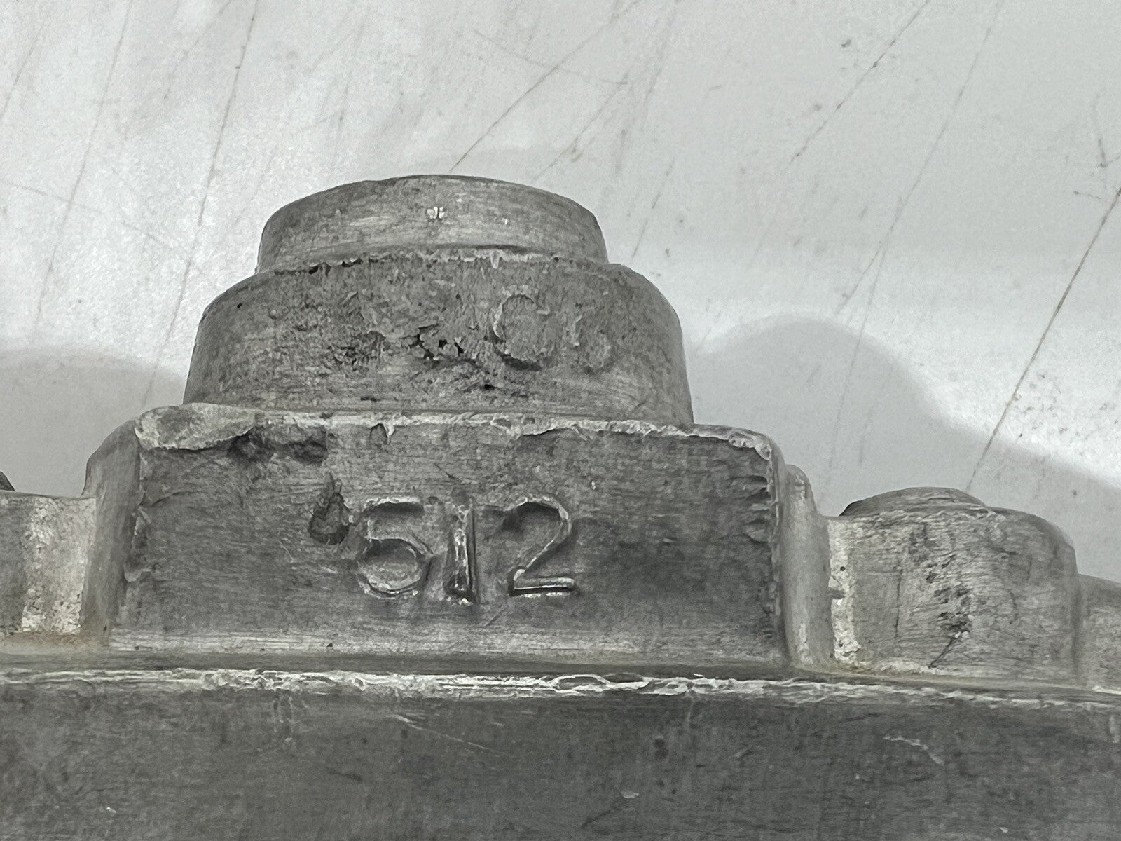 Antique Battleship #512 Pewter Chocolate Candy Ice Cream Mold