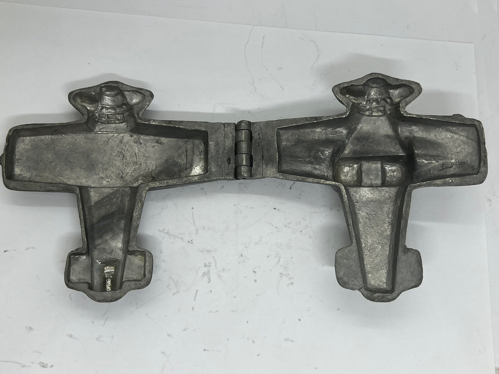 Antique Airplane Plane #1132 Pewter Chocolate Candy Ice Cream Mold