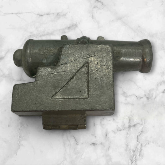 Antique Cannon #273 Pewter Chocolate Candy Ice Cream Mold