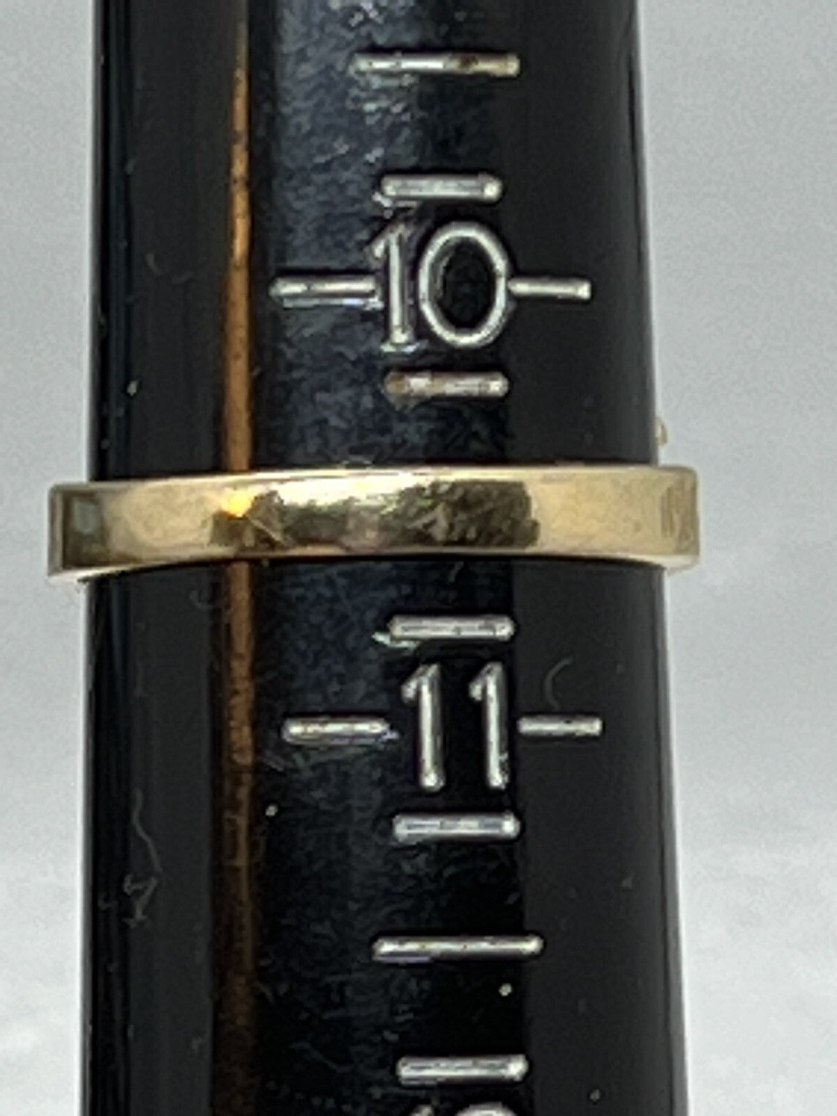 1980s Estate Tanzanite 14K Gold Geometric Cocktail Ring 6.7g Signed SJ