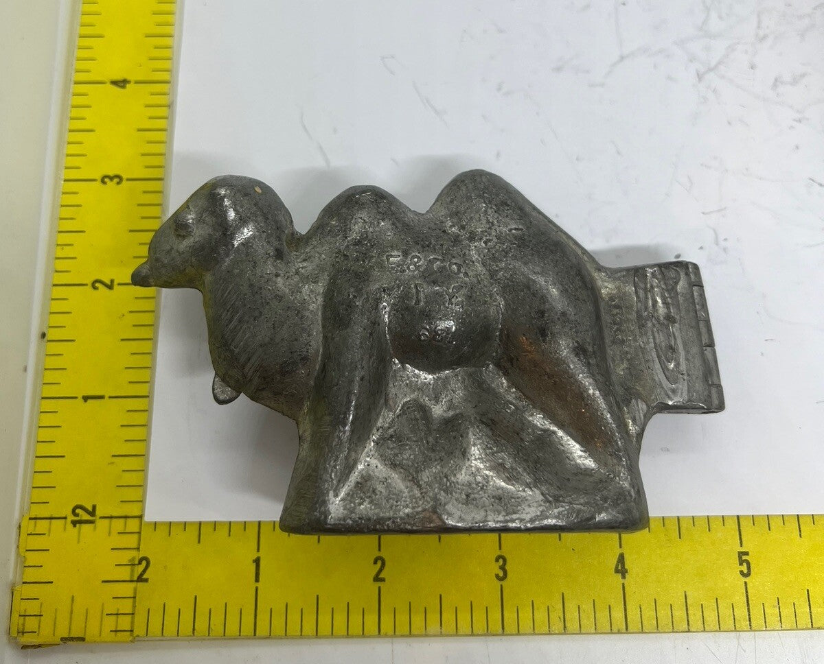 Antique Camel #681 Pewter Chocolate Candy Ice Cream Mold
