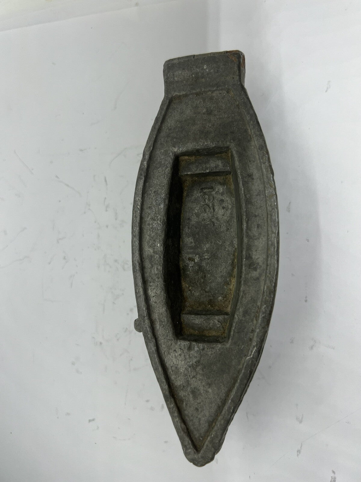Antique Boat Hull #231 Pewter Chocolate Candy Ice Cream Mold