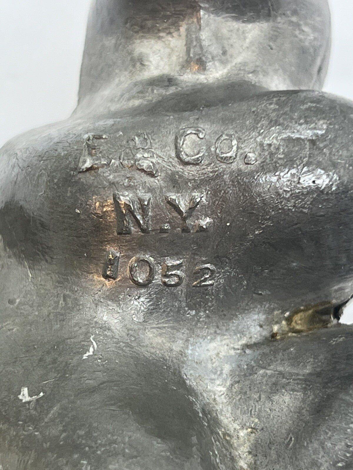 Antique Civil War Soldier#1052 Pewter Chocolate Candy Ice Cream Mold