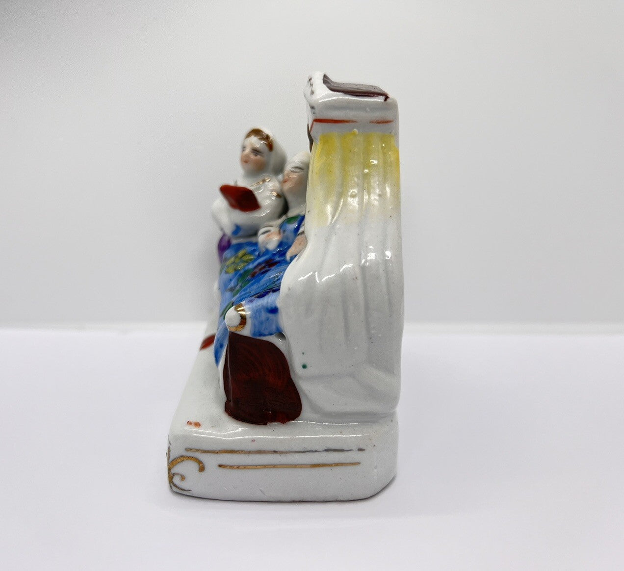 1800’s Antique Porcelain Fairing “Married for Money” Germany