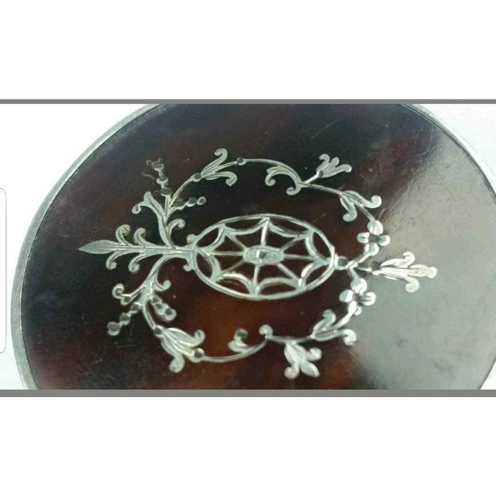 Antique 1912 Stuart Dawson Ltd. Birmingham Sterling Silver Patch Trinket Box