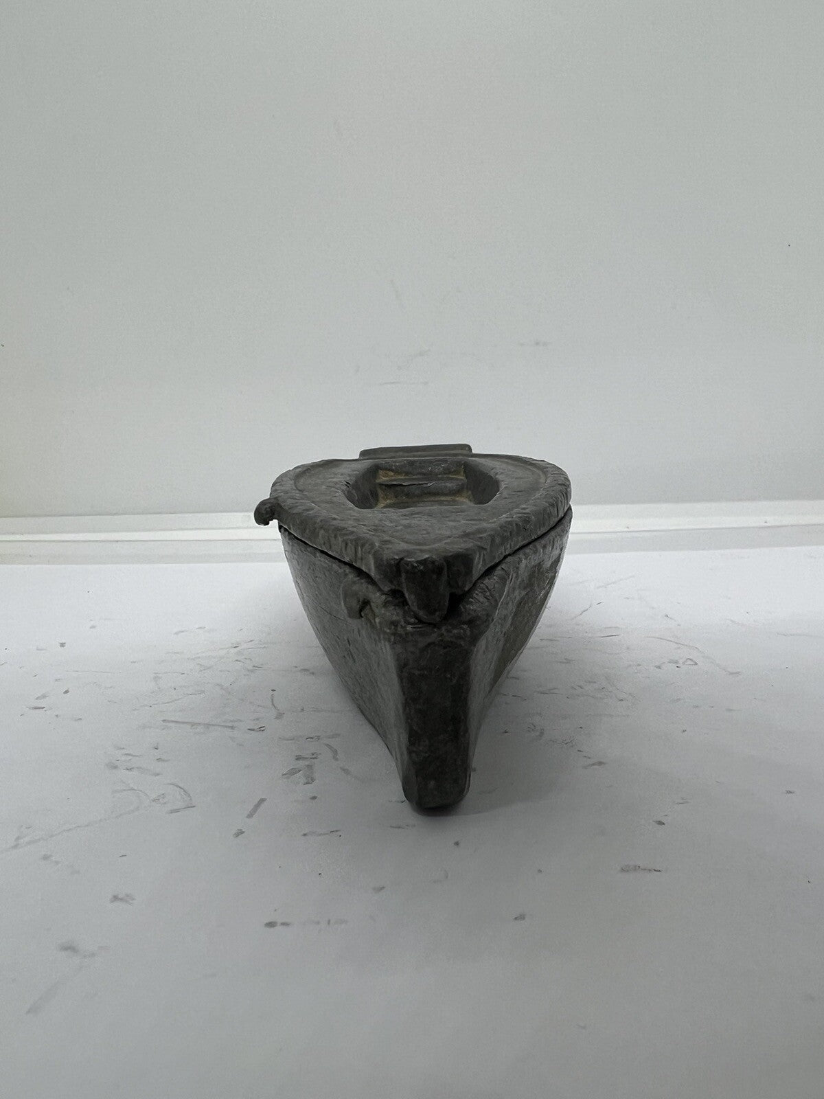 Antique Boat Hull #231 Pewter Chocolate Candy Ice Cream Mold