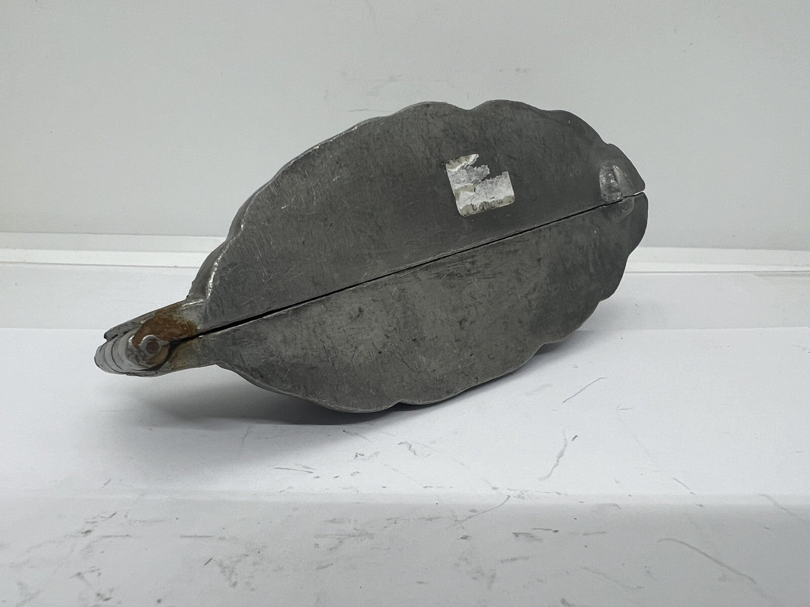 Antique Battleship #512 Pewter Chocolate Candy Ice Cream Mold