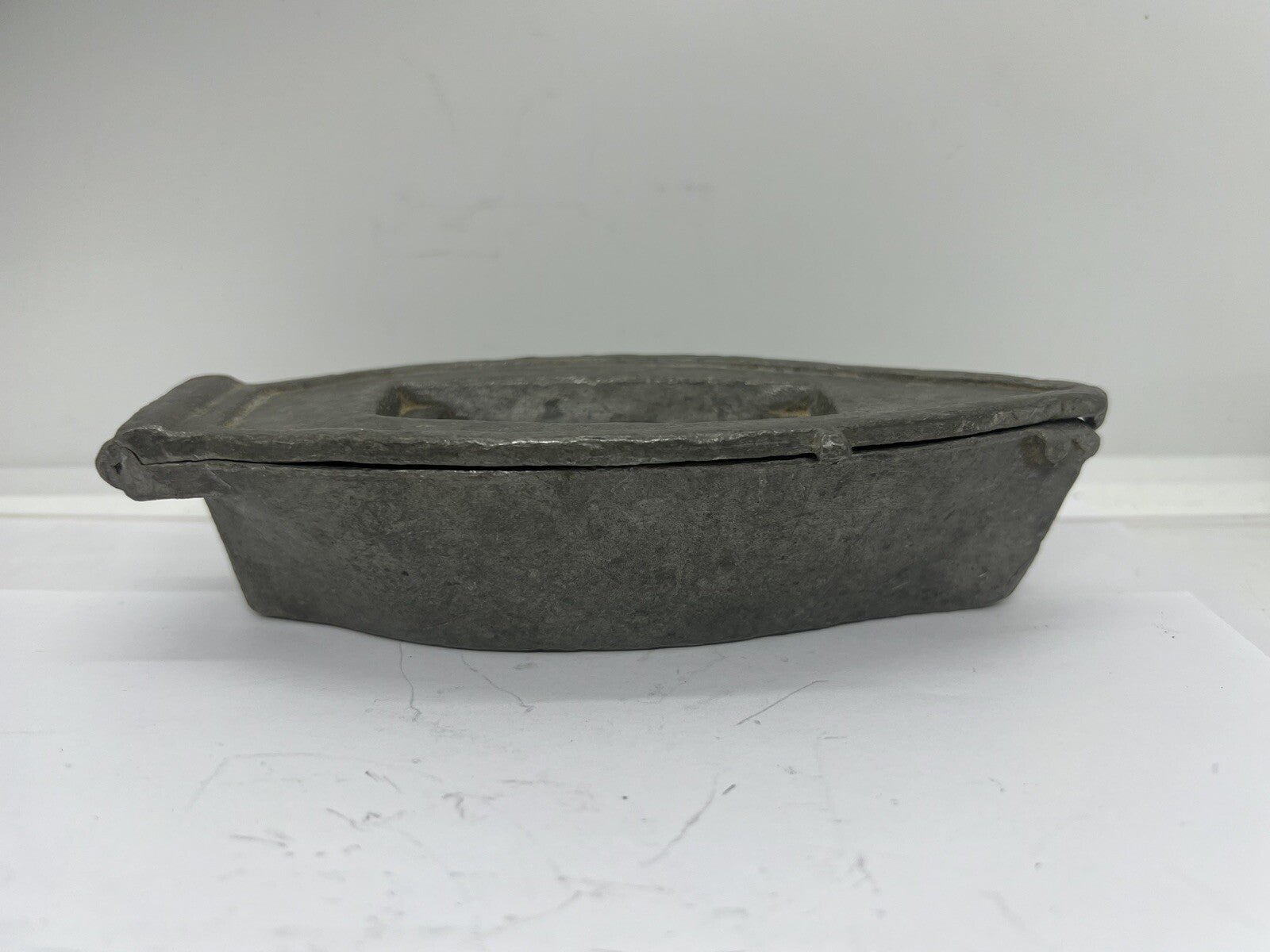 Antique Boat Hull #231 Pewter Chocolate Candy Ice Cream Mold