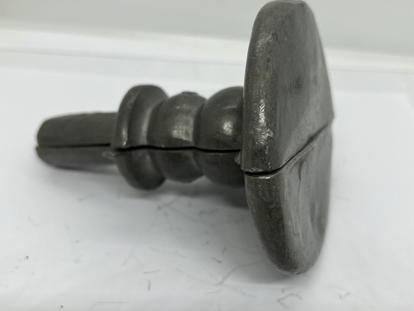 Antique Candlestick #932 Pewter Chocolate Candy Ice Cream Mold
