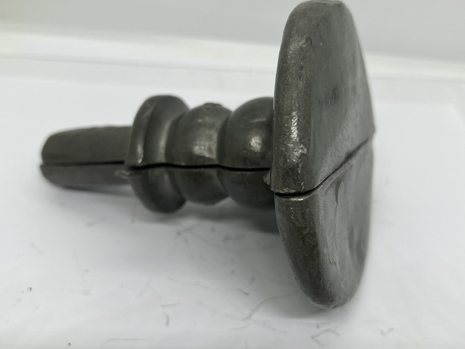 Antique Candlestick #932 Pewter Chocolate Candy Ice Cream Mold