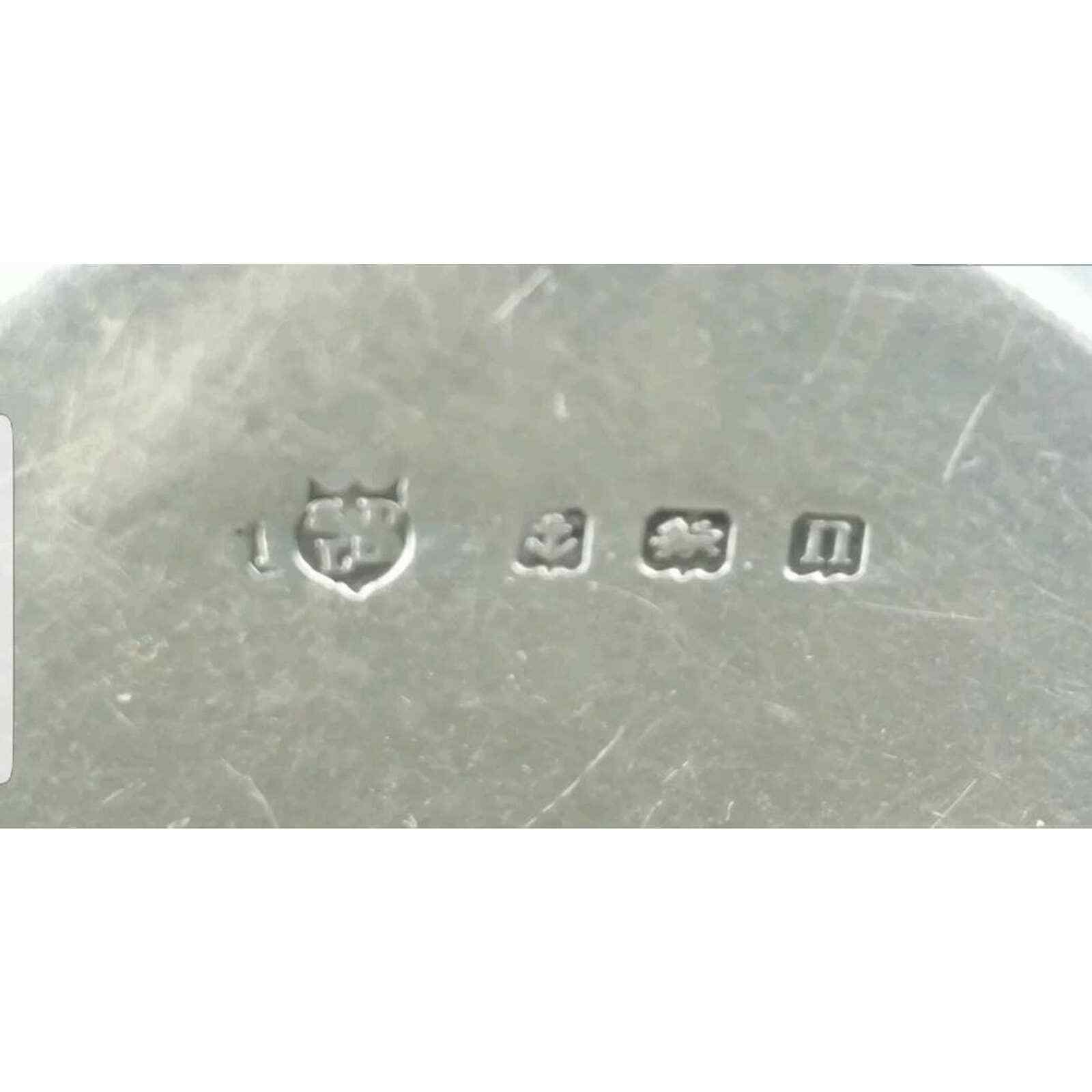Antique 1912 Stuart Dawson Ltd. Birmingham Sterling Silver Patch Trinket Box